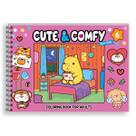 Livro de Colorir Cute & Comfy Super Extra Capa Dura Edição 6