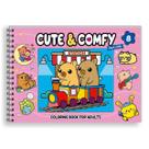 Livro de Colorir Cute & Comfy Super Extra Capa Dura Edição 8