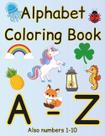 Livro de colorir do alfabeto Majosta A-Z com números de 1 a 10 Livro de colorir do alfabeto Majosta A-Z com números de 1 a 10