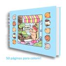 Livro De Colorir Em Capa Dura Com Desenhos Variados E Detalhados Ideal Para Relaxamento, Combater O Estresse E Estimular A Criatividade ROSA