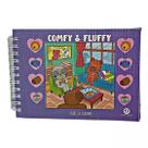 Livro de Colorir Estilo Bobbie Goods Cozy Friends Capa Dura Holográfica 48 Desenhos