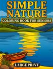 Livro de colorir grande, natureza simples