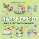 Livro de Colorir Happy Easter para Crianças