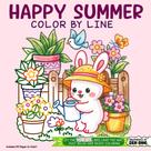 Livro de colorir Happy Summer Pets publicado de forma independente Livro de colorir Happy Summer Pets publicado de forma independente