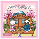 Livro de colorir: happy time: cozy world