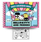 Livro De Colorir Hello Kitty And Friends Cozy Coloring Book Capa Dura Holográfica Livro De Colorir Hello Kitty And Friends Cozy Coloring Book Capa Dura Holográfica