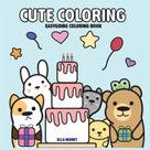 Livro de colorir independente com desenhos fofos e tranquilos