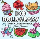 Livro de colorir LALAFRIENDS Bold & Easy para adultos e crianças
