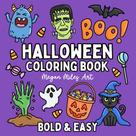Livro de colorir Lindesa Halloween Bold & Easy Designs Adult