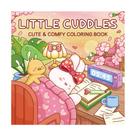Livro de colorir Little Cuddles para crianças e adultos rosa