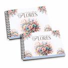 Livro de Colorir para Adultos A5 Flores Antiestresse Capa Dura Livro de Colorir para Adultos A5 Flores Antiestresse Capa Dura