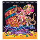 Livro de Colorir para Adultos FUNLAVIE Mandalas de Animais Marinhos Livro de Colorir para Adultos FUNLAVIE Mandalas de Animais Marinhos