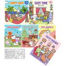 Livro De Colorir Redução Do Stress E Ansiedade P/adulto Comfy E Cozy Estilo Goods Bobbie Kit 6 Volumes