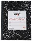 Livro de composição School Smart Semi-Stiff Ruled 100Syt