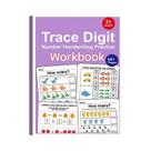 Livro De Exercícios De Matemática Para Crianças, 64 Páginas, Traçado De Números, Adição, Subtração,