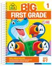 Livro de exercícios School Zone Big First Grade, 320 páginas, encadernado em espiral