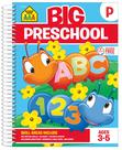 Livro de exercícios School Zone Big Preschool 320 páginas 3-5 anos