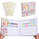 Livro de exibição de cores de unhas Noverlife 120 com 120 pontas de unhas postiças