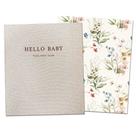 Livro de Memórias Peachly Fleur para Bebês Meninas - Com Envelope de Lembrança