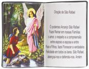 Livro de Oração Arcanjo Rafael Resina Porta Caneta 15cm