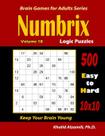 Livro de Puzzles Lógicos Numbrix 10x10