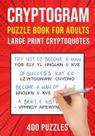 Livro de quebra-cabeças: criptogramas publicados de forma independente para adultos Livro de quebra-cabeças: criptogramas publicados de forma independente para adultos