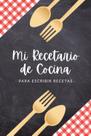 Livro de receitas Mi Recetario de Cocina para 100 receitas