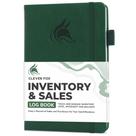 Livro de registro de inventário e vendas Clever Fox A5 Hardcover