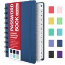 Livro de Senhas Forvencer Password Manager - Azul Marinho