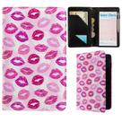 Livro de servidor AIRMORS Pink Cute Waitress com bolso de dinheiro e zíper Livro de servidor AIRMORS Pink Cute Waitress com bolso de dinheiro e zíper