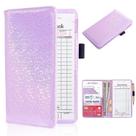 Livro de servidor de garçonete ACDream Pocket Leather rosa claro