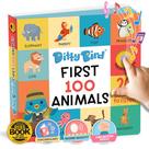 Livro de som Ditty Bird Talking Books 100 Animais 100 Palavras