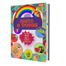 Livro de som interativo com cores e formas russas de 2 a 8 anos