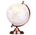 Livro de visitas de casamento Exerz 8 Globe Golden and White