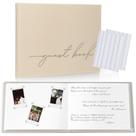 Livro de visitas de casamento Paige McRae Home & Decor com adesivos Livro de visitas de casamento Paige McRae Home & Decor com adesivos