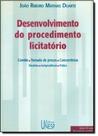 Livro - Desenvolvimento do procedimento licitatório (com CD) Livro - Desenvolvimento do procedimento licitatório (com CD)