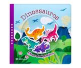 Livro - Dinossauros (livro + 4 personagens de madeira)