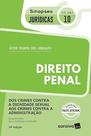 Livro - Dos Crimes Contra a Dignidade Sexual aos Crimes Contra a Administração - Coleção Sinopses Jurídicas Volume 10