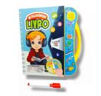 Livro Educativo Inteligente Bilingue Sonoro E Atividades Interativo Didático CAPA DURA