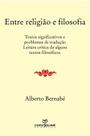 Livro - Entre religião e filosofia