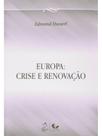 Livro - Europa - Crise e Renovação