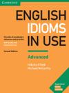 Livro: expressões idiomáticas em inglês em uso (Advanced with Answers) Cambridge Livro: expressões idiomáticas em inglês em uso (Advanced with Answers) Cambridge