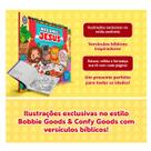 Livro físico Meu amigo Jesus, Livro de colorir com versículos bíblicos, Luana Chinaglia