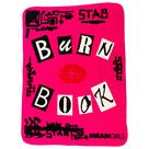 Livro Fleece Throw Silver Buffalo Mean Girls Burn 45 x 60 polegadas