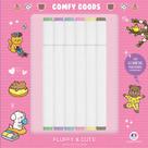 Livro - Fluffy and Cute - para colorir
