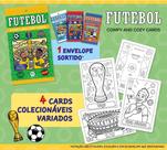 Livro - Futebol - Comfy and Cozy 4 Cards para colorir e colecionar