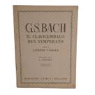 Livro g.s bach il clavicembalo ben temperato (estoque antigo)