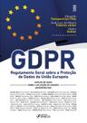 Livro - GDPR - Regulamento Geral sobre a Proteção de Dados da União Europeia - 1ª Ed - 2023
