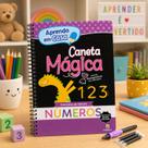 Livro Infantil Caneta Mágica Alfabetizar Didático Numeros -