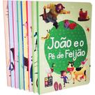 Livro Infantil Cartonado Contos De Fadas Clássicos Kit 8 Vols Biblioteca Infantil